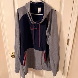 Men's Nike Therma-fit Pullover Fleece Hoodie - 4XL - Navy